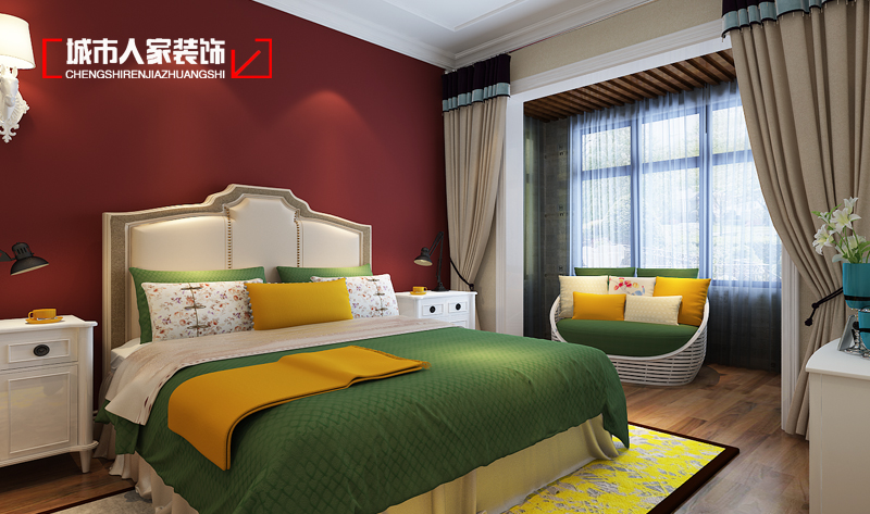 卧室图片来自太原城市人家原卯午在天泰玉泽园140平米现代简约设计的分享