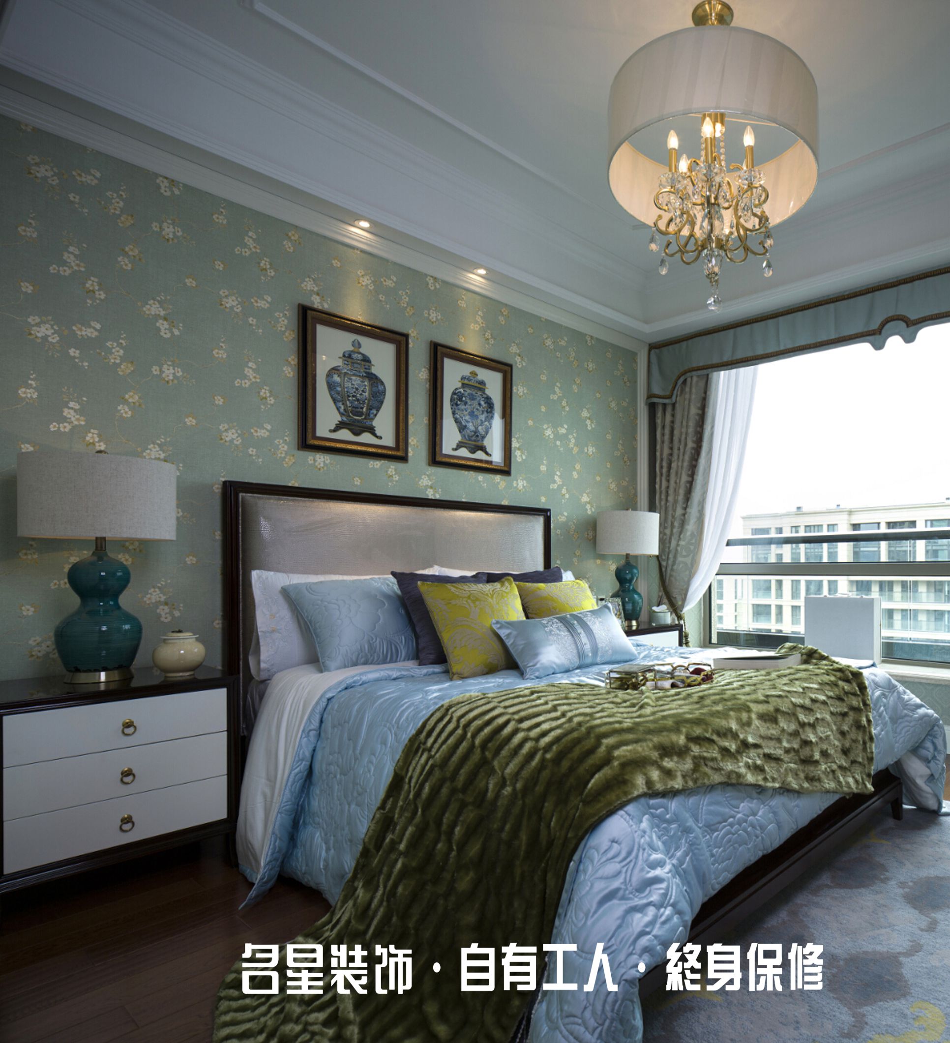二居 欧式 卧室图片来自名星装饰在福星惠誉红桥城的分享