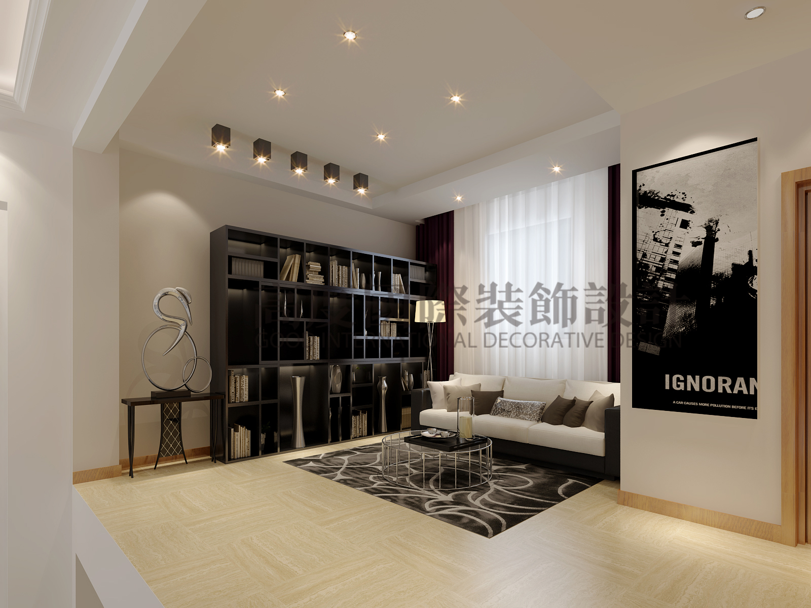 80后 收纳 三居 卧室图片来自天津高度国际小静在依云小镇~新中式风格的分享