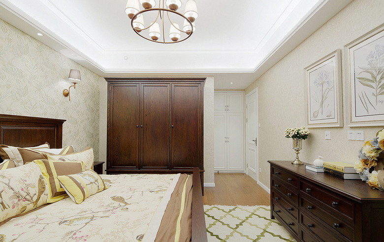 卧室图片来自家装大管家在90平美式舒适空间 浓浓小资情调的分享