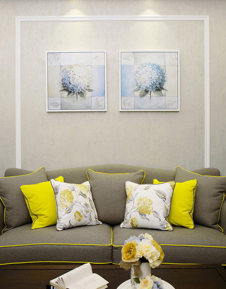 客厅图片来自家装大管家在90平美式舒适空间 浓浓小资情调的分享
