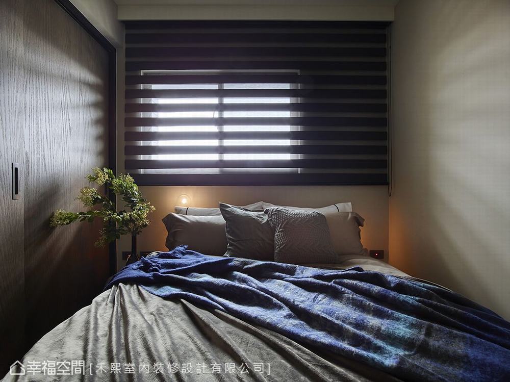 二居 小户型 工业风 卧室图片来自幸福空间在乐活疗愈 43平绿色工业风家居的分享
