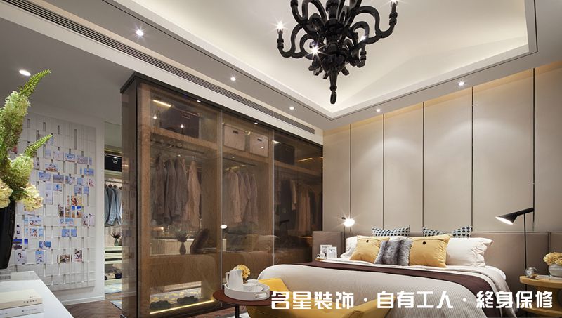 三居 港式 卧室图片来自名星装饰在武汉天街的分享