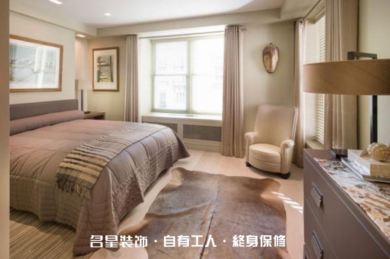 二居 美式 简约 卧室图片来自名星装饰在中建南湖壹号样板房的分享