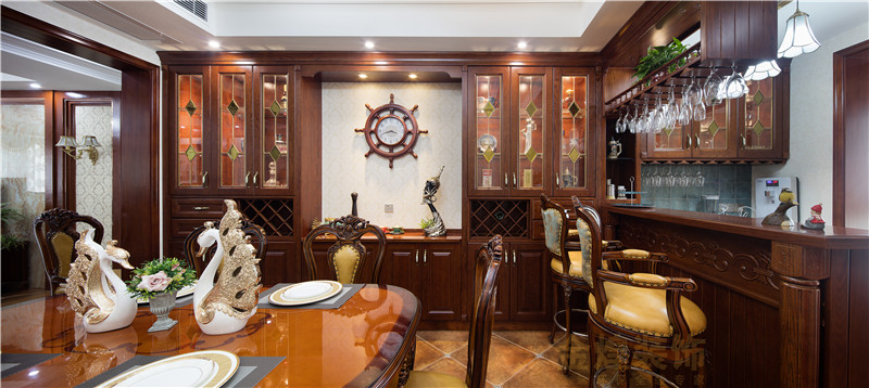 美式风格 餐厅图片来自贵阳金煌装饰旗舰店在长沙梅溪湖壹号美式风格的分享