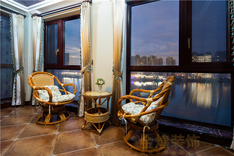 美式风格 阳台图片来自贵阳金煌装饰旗舰店在长沙梅溪湖壹号美式风格的分享