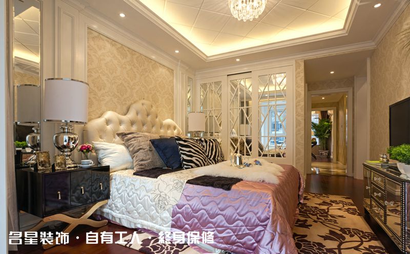 三居 欧式 卧室图片来自名星装饰在常青南园的分享