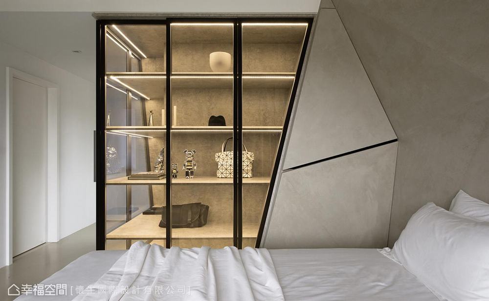 三居 现代 大户型 收纳 卧室图片来自幸福空间在完美划分场域 198平大器质感豪邸的分享