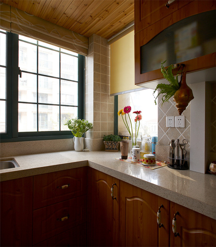 田园 三居 80后 小资 旧房改造 大户型 厨房图片来自高度国际姚吉智在125平米田园三居自然纯真的悠闲的分享