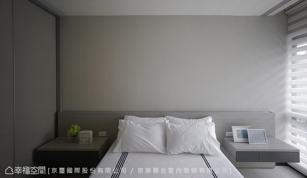 二居 现代 简约 卧室图片来自幸福空间在纯粹无华 艺术点缀228平质感生活的分享