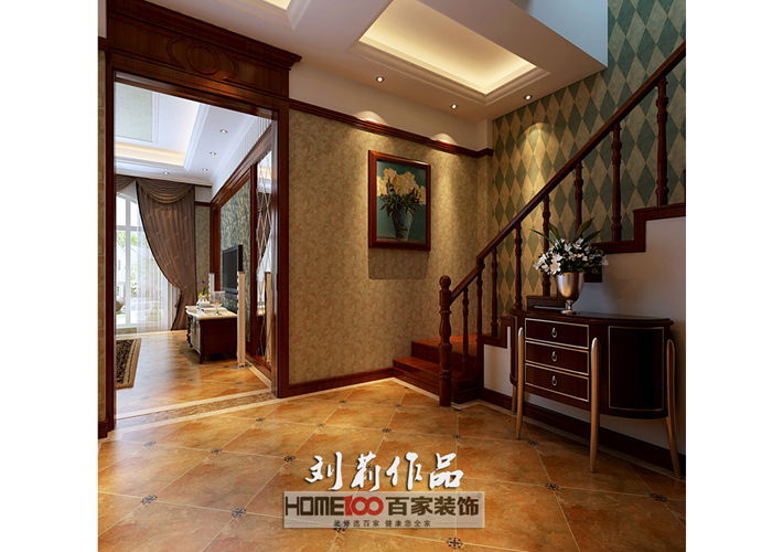 复式 美式风格 碧桂园 客厅图片来自百家设计小刘在碧桂园200平复式阁楼美式风格的分享