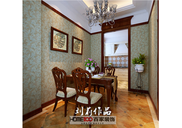 复式 美式风格 碧桂园 餐厅图片来自百家设计小刘在碧桂园200平复式阁楼美式风格的分享