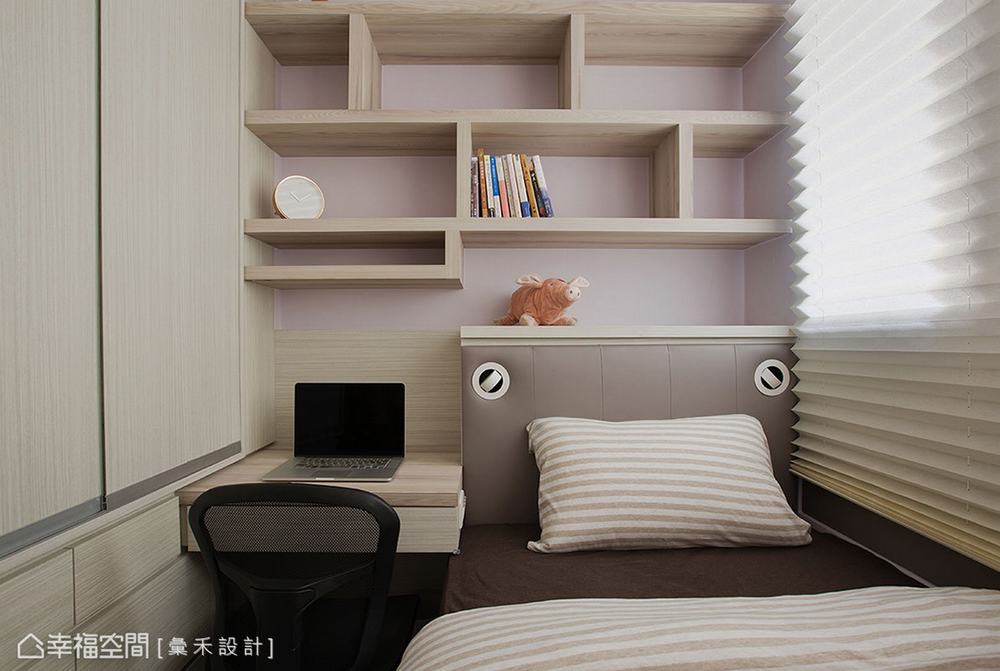 三居 小户型 现代 卧室图片来自幸福空间在坪效放大术 56平隔出舒适3房的分享