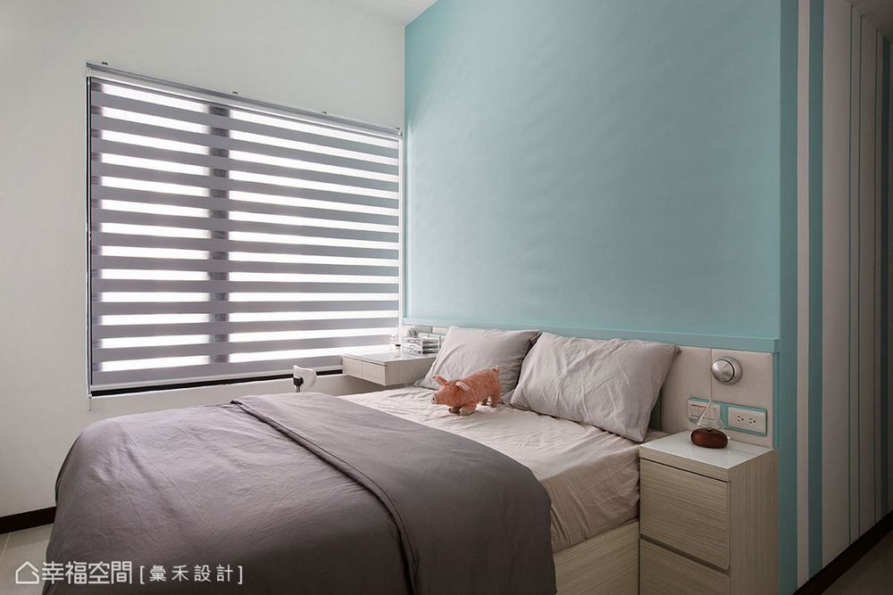 三居 小户型 现代 卧室图片来自幸福空间在坪效放大术 56平隔出舒适3房的分享