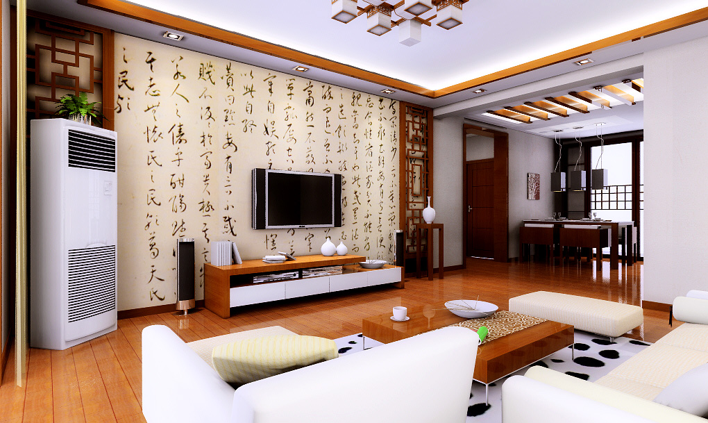 三居 客厅图片来自西安峰光无限装饰在宫园壹号145㎡中式古典的分享