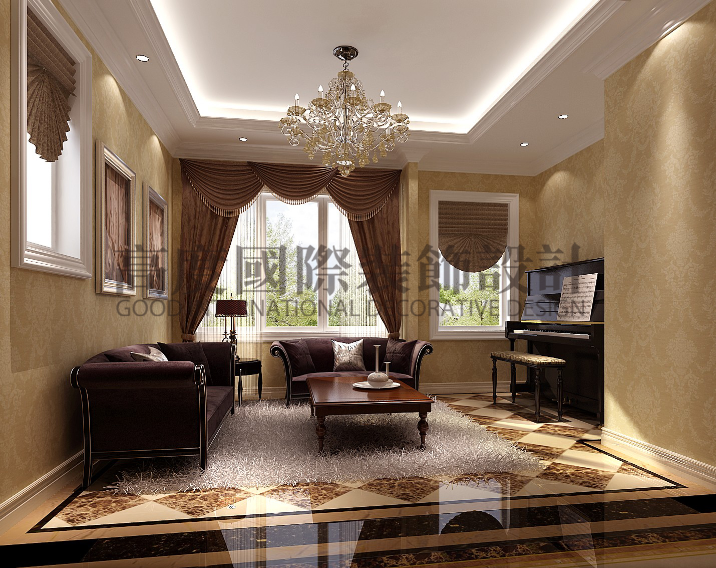 欧式 客厅图片来自天津高度国际小静在【免费量房】远洋傲北—简约风格的分享