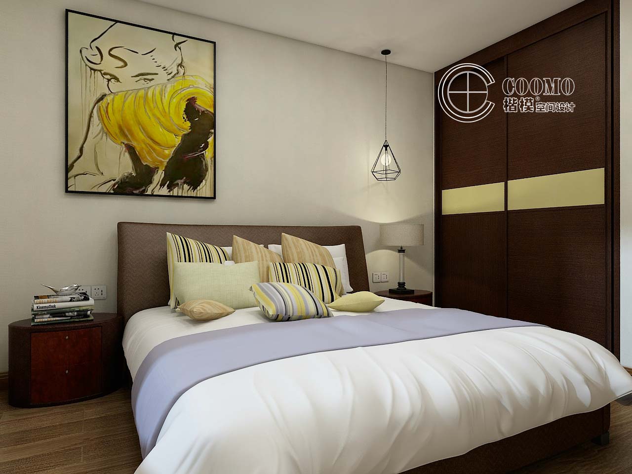 卧室图片来自南昌楷模家居生活馆在120平万达旅游城的分享