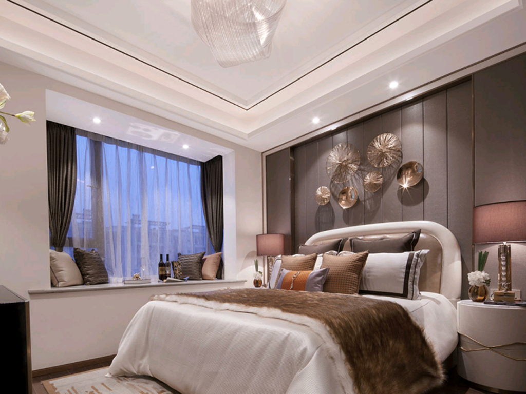 简约 三居 白领 卧室图片来自tjsczs88在东亚风尚国际的分享