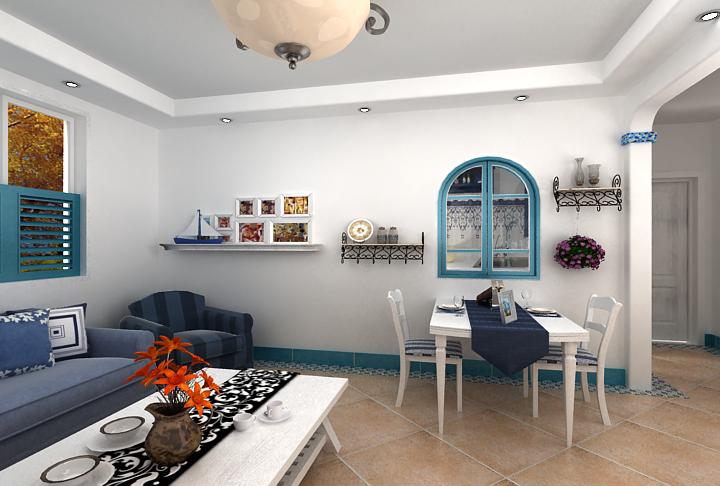 二居 白领 80后 客厅图片来自天津生活家健康整体家装在弘祥家园地中海风格的分享