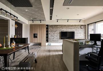 质感蔓延 116平生活感工业宅