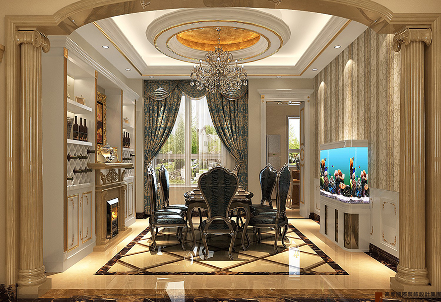 欧式 客厅 卧室 厨房 餐厅图片来自设计师刘少帅在天润·香墅湾的分享