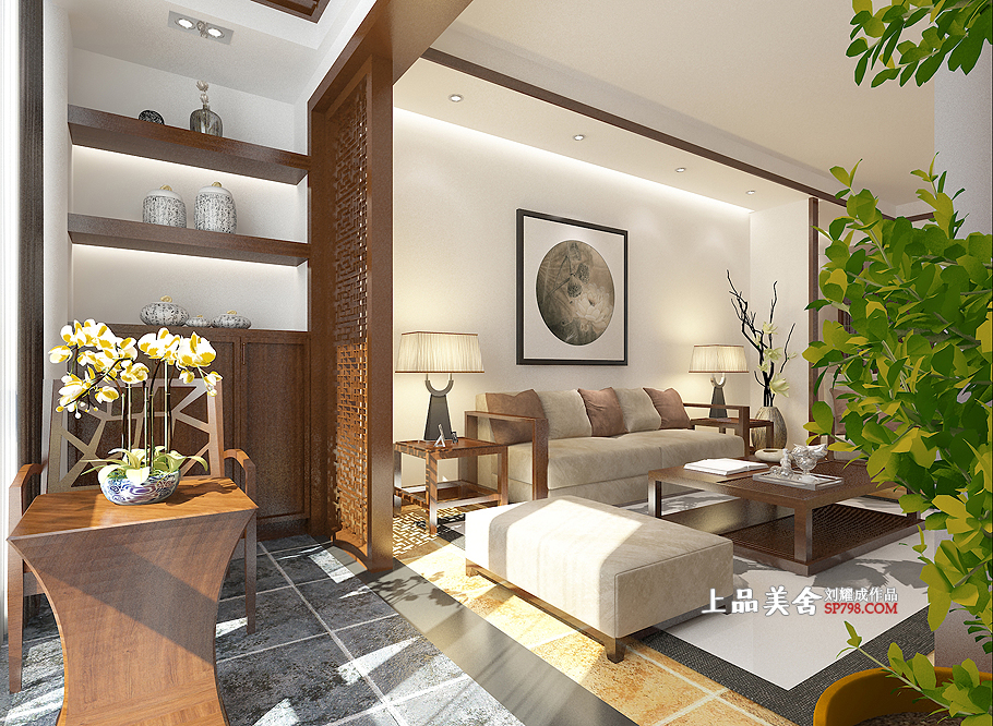 三居 收纳 80后 小资 简约 客厅图片来自刘耀成在长沙辉煌国际中式设计的分享