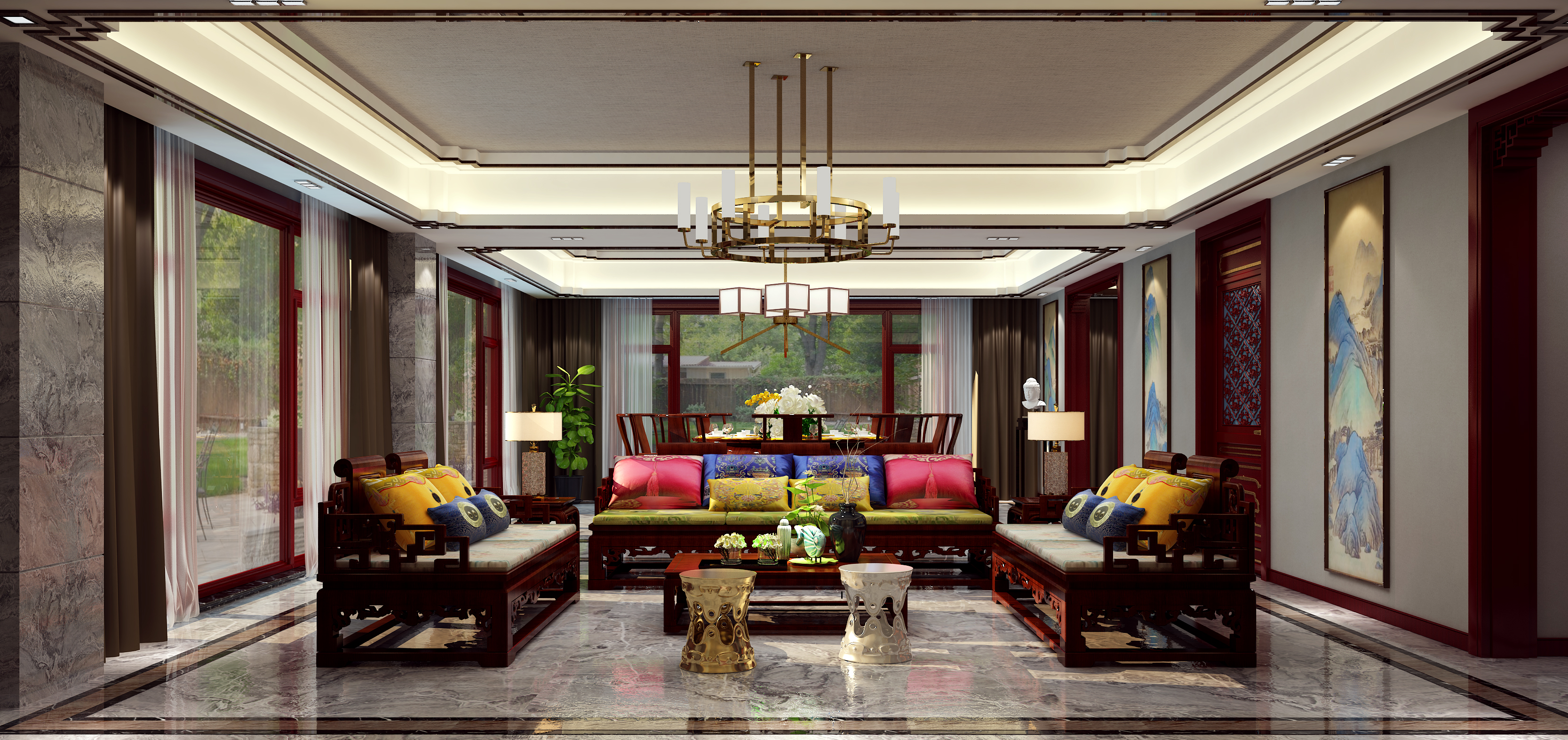 法式 客厅图片来自唐山高度国际装饰在新世界丽樽的分享