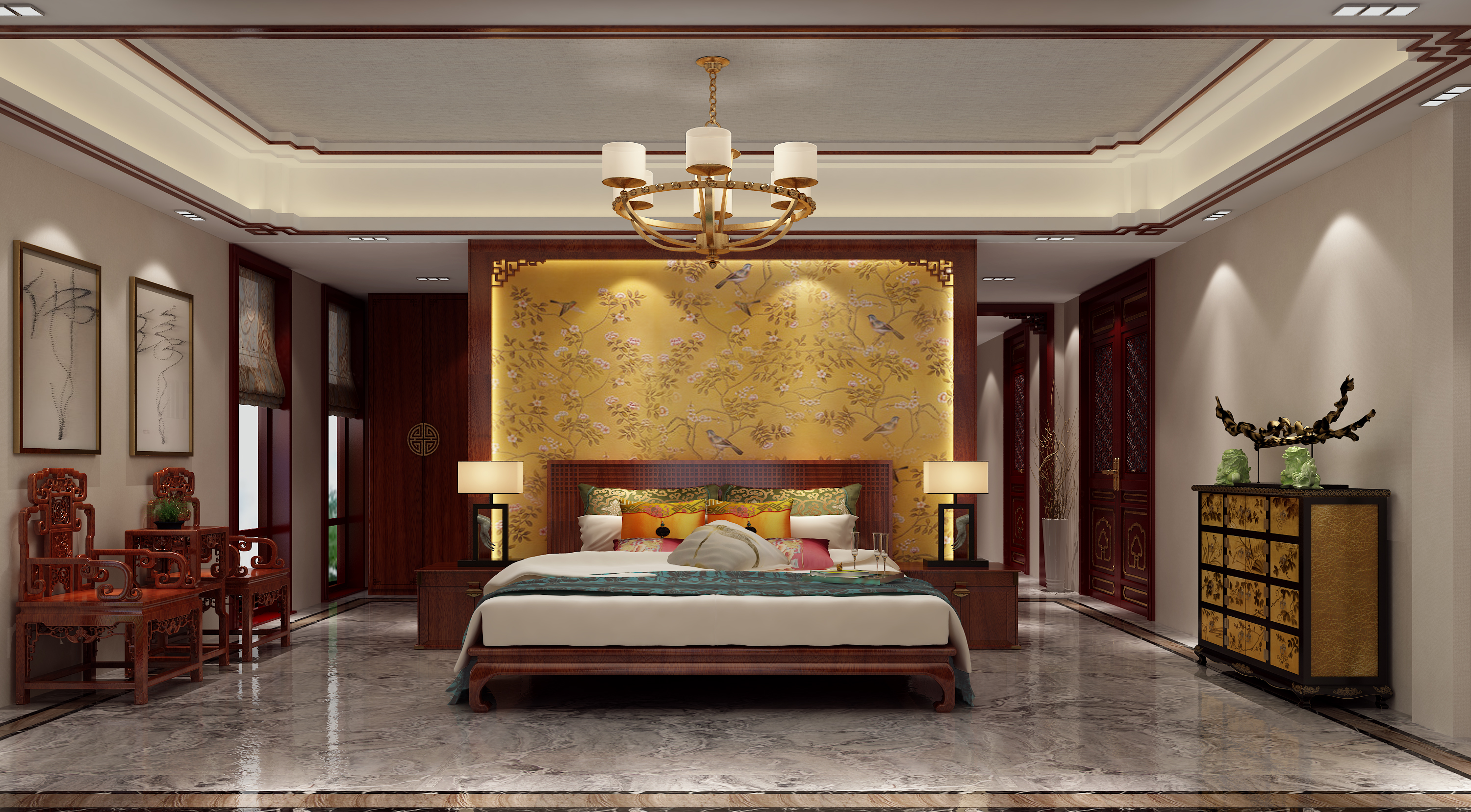法式 卧室图片来自唐山高度国际装饰在新世界丽樽的分享