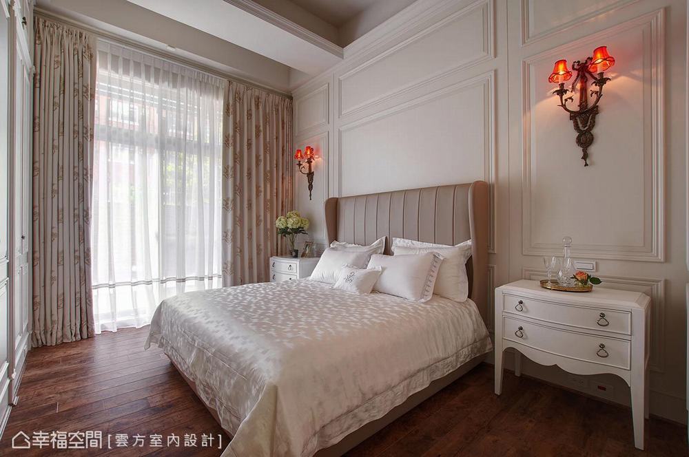 四居 古典 卧室图片来自幸福空间在敞朗新貌 132平古典悠扬气场的分享