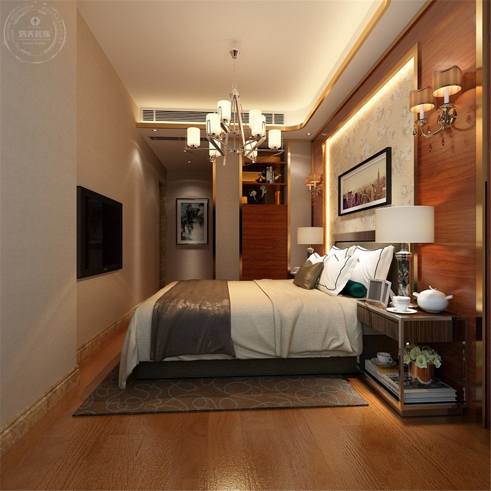 三居 卧室图片来自深圳浩天装饰在浩天装饰理想城-新古典的分享