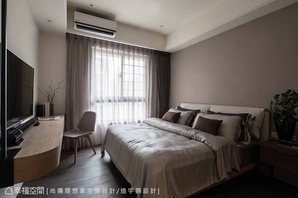 三居 现代 卧室图片来自幸福空间在层迭馨暖 渲染165平沉稳静谧宅的分享