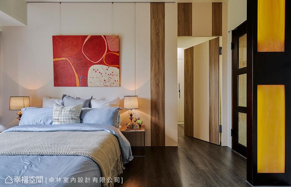 四居 大户型 禅风 卧室图片来自幸福空间在木元素多变设计 139平东方禅风宅的分享
