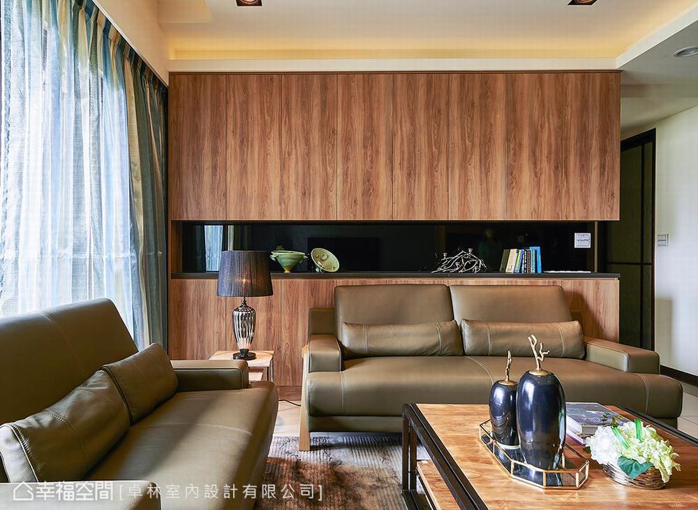 四居 大户型 禅风 客厅图片来自幸福空间在木元素多变设计 139平东方禅风宅的分享