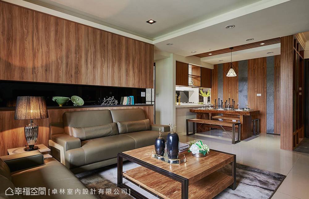 四居 大户型 禅风 客厅图片来自幸福空间在木元素多变设计 139平东方禅风宅的分享