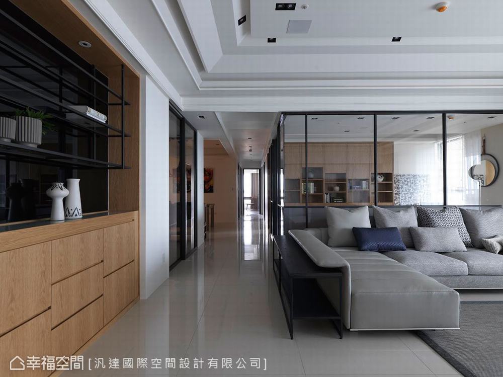四居 现代 大户型 客厅图片来自幸福空间在回归家的本质 327平现代风格宅的分享