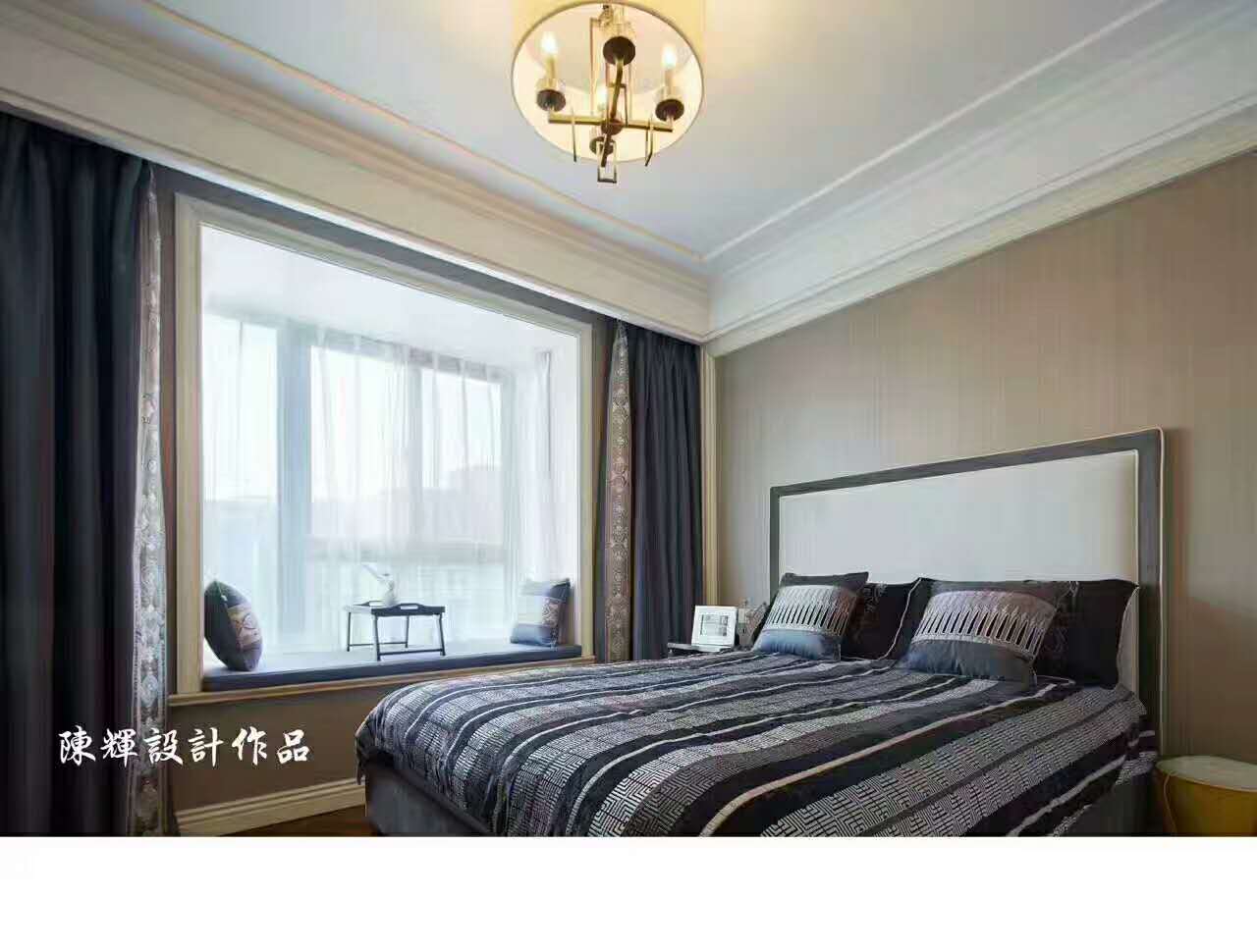 卧室图片来自日升嬛嬛在西市佳境四居室现代美式风格装修的分享