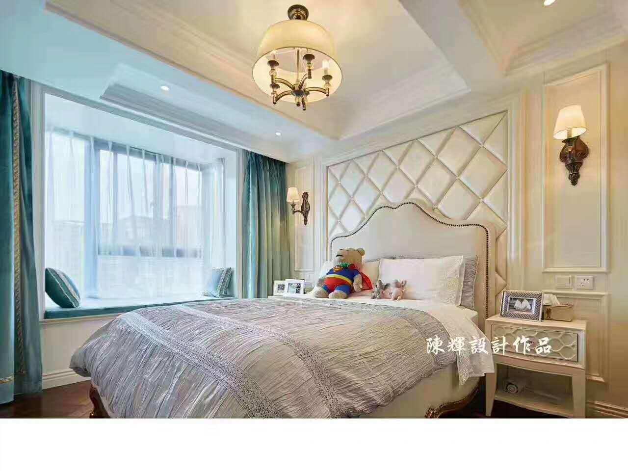 卧室图片来自日升嬛嬛在西市佳境四居室现代美式风格装修的分享