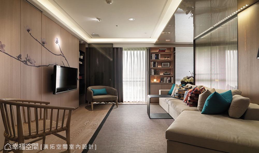 二居 现代 客厅图片来自幸福空间在92平长青全龄乐活宅的分享