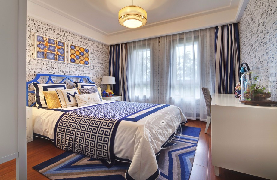 三居 卧室图片来自深圳浩天装饰在浩天装饰君汇新天-现代中式的分享