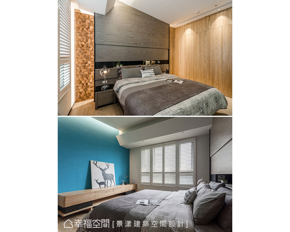 三居 工业 卧室图片来自幸福空间在现代小木屋 139平创意工业精品宅的分享