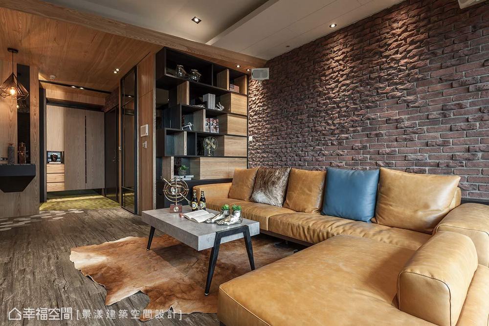 三居 工业 客厅图片来自幸福空间在现代小木屋 139平创意工业精品宅的分享