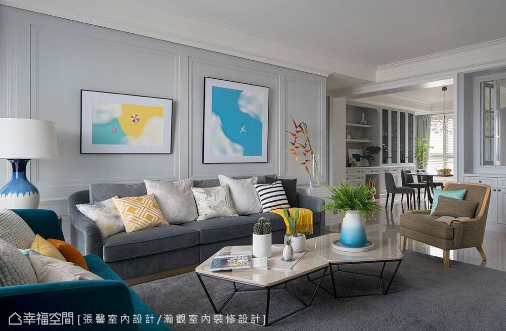 三居 美式 客厅图片来自幸福空间在梦想启航 诠释185平有故事的家的分享