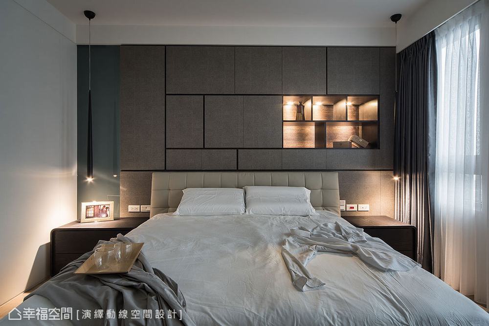 二居 现代 卧室图片来自幸福空间在破除隔间迷思 89平空间更好住的分享