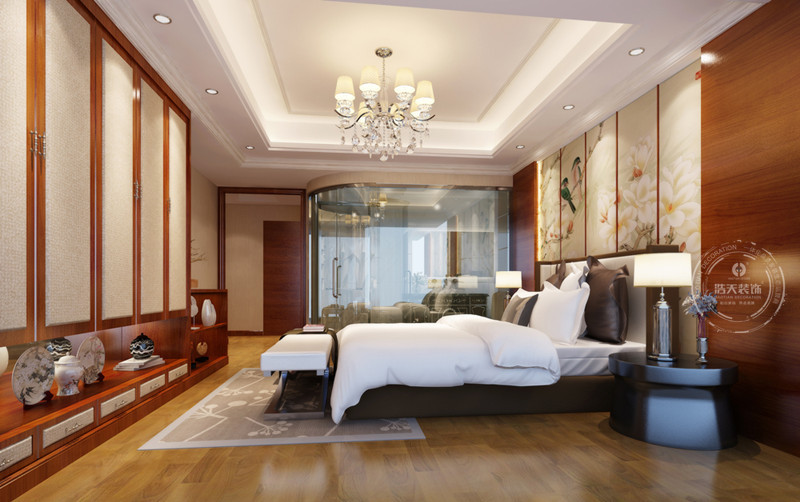 三居 卧室图片来自深圳浩天装饰在浩天装饰星河盛世-现代中式的分享