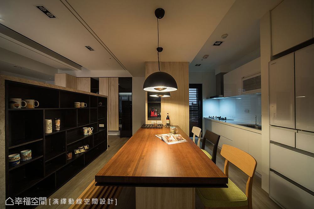 二居 现代 厨房图片来自幸福空间在破除隔间迷思 89平空间更好住的分享