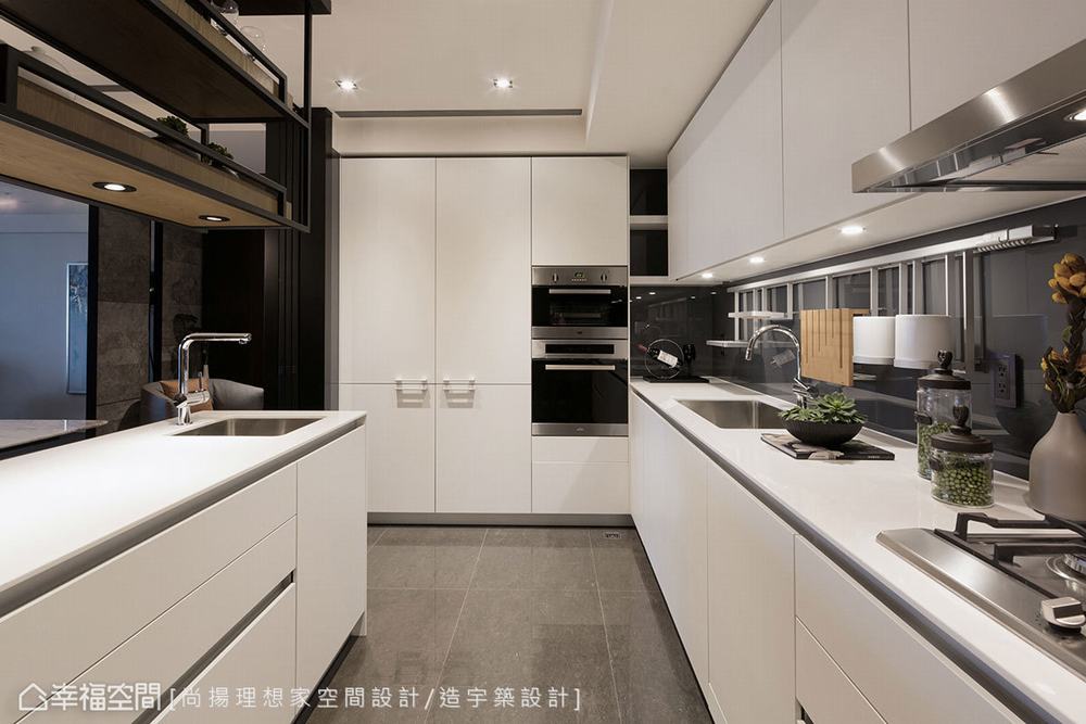 三居 现代 厨房图片来自幸福空间在客变省预算 152平空间感再放大的分享