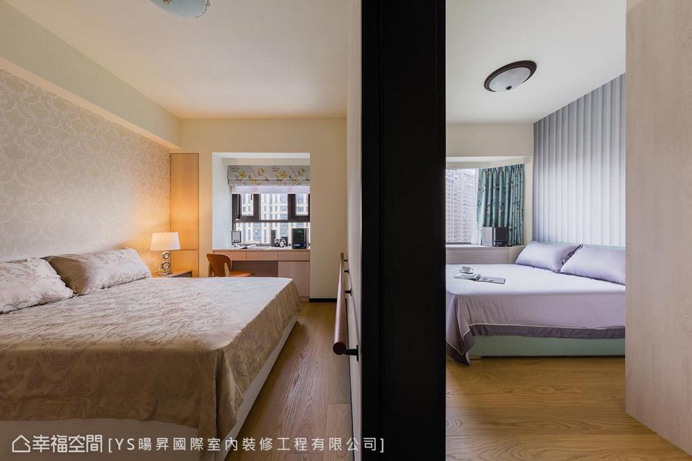 四居 现代 卧室图片来自幸福空间在贴合生活的设计132平暖心熟龄宅的分享