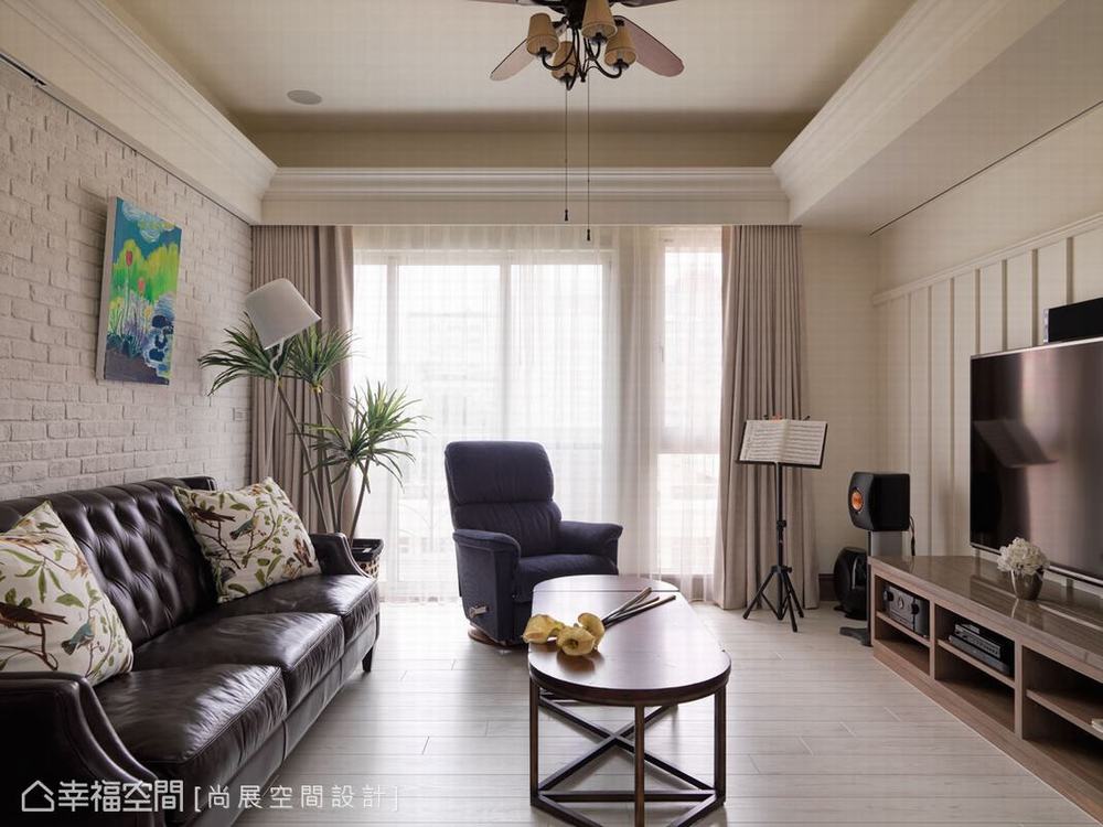 大户型 三居 美式 客厅图片来自幸福空间在198平曼哈顿气息度假宅的分享