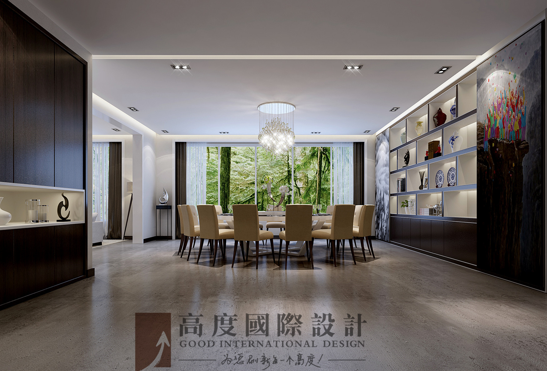 别墅 旧房改造 混搭 简约 餐厅图片来自也儿在中式的分享