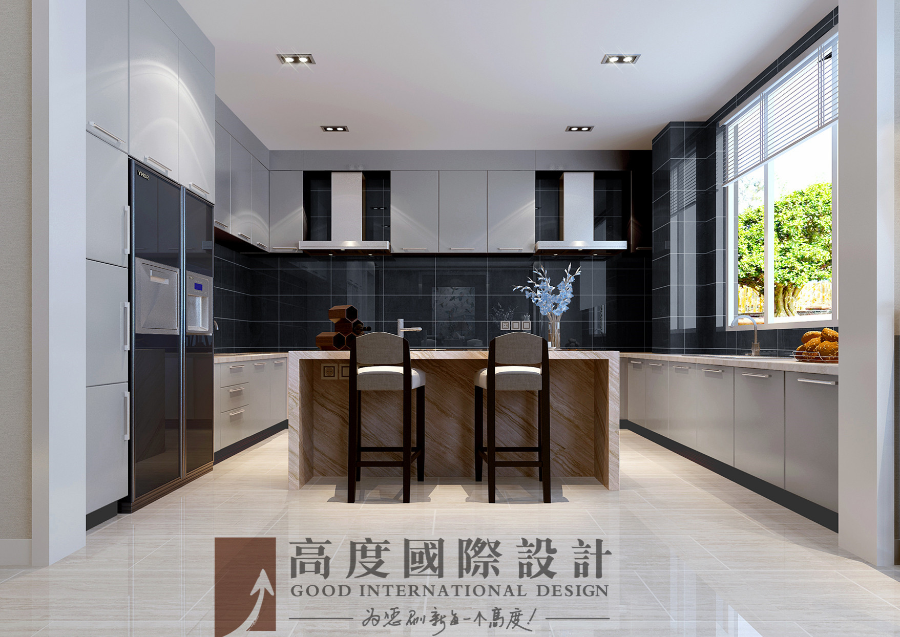 别墅 旧房改造 混搭 简约 厨房图片来自也儿在中式的分享